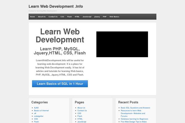 Responsive theme site design template sample