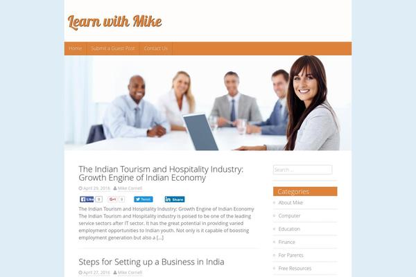 Mace theme site design template sample
