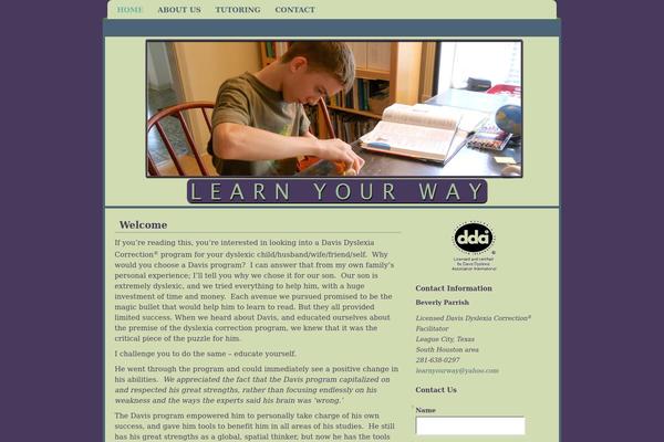 Serenity theme site design template sample