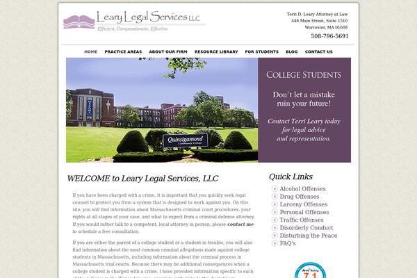 learylegalservices.com site used Leary1h