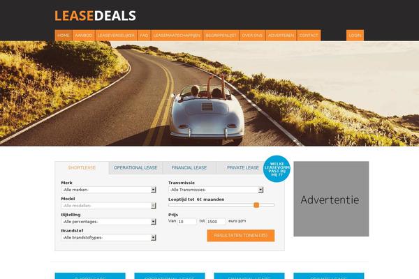leasedeals.nl site used Leasedeals