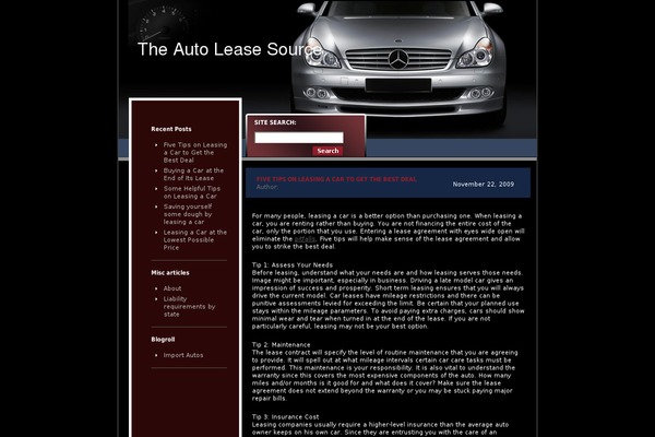 leasesource.com site used Carpoint