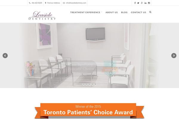 Proxima theme site design template sample