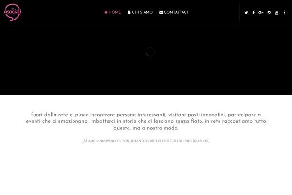 Blade theme site design template sample