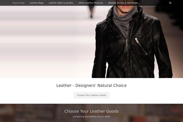 Full Frame theme site design template sample