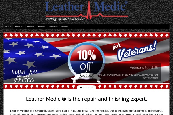 Tempera theme site design template sample
