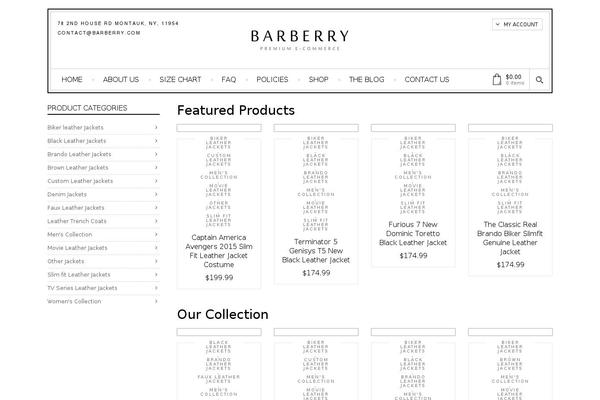 Barberry theme site design template sample