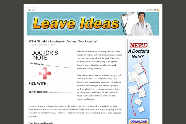 leaveideas.com site used Thesis_182_edited
