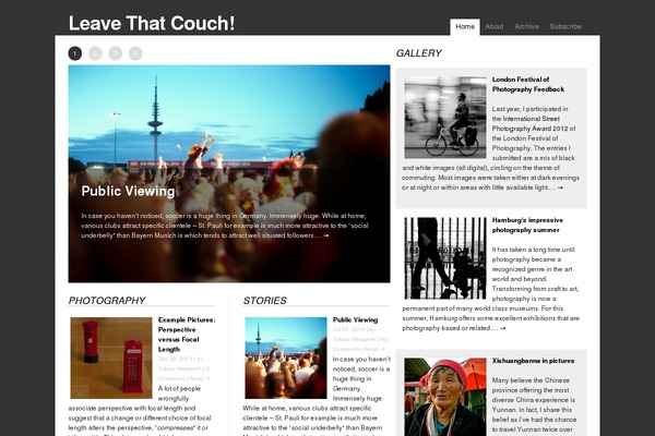 Berlin theme site design template sample