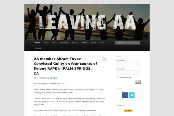 Site using Sociable plugin