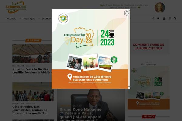 Bold-news theme site design template sample