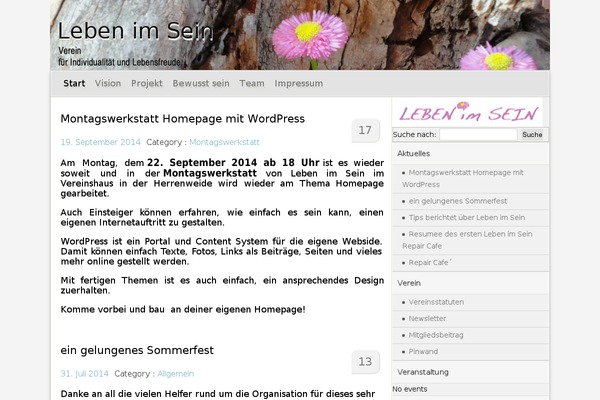 Site using Events-manager-extended plugin
