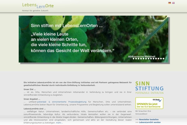 lebenslernorte.de site used Proton