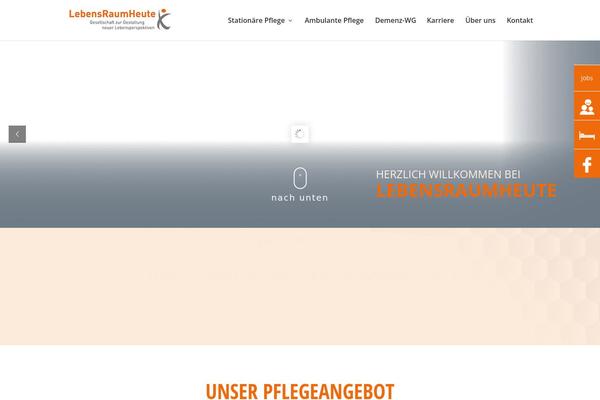 Divi Child theme site design template sample