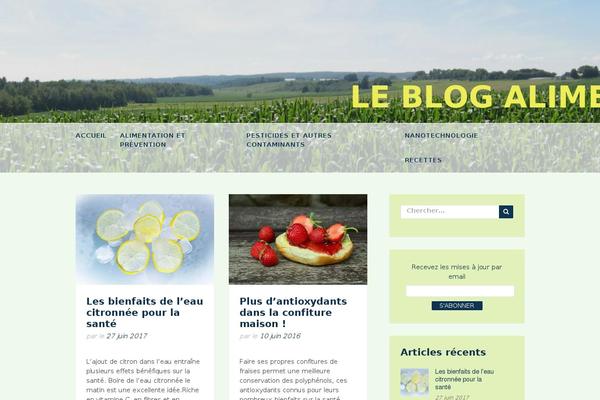 Fooding theme site design template sample