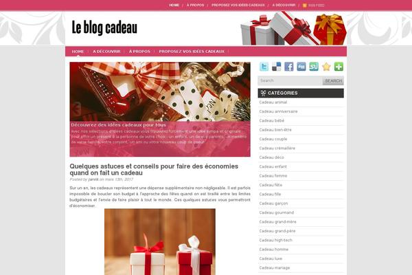 Igifts theme site design template sample