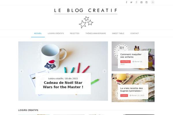 leblogcreatif.fr site used Blogstar-wp
