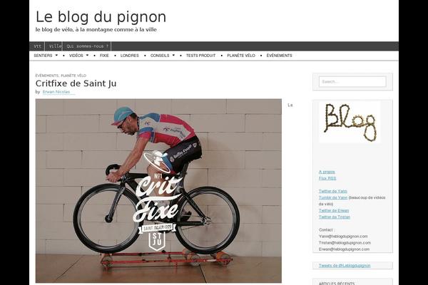 Magazine Basic theme site design template sample