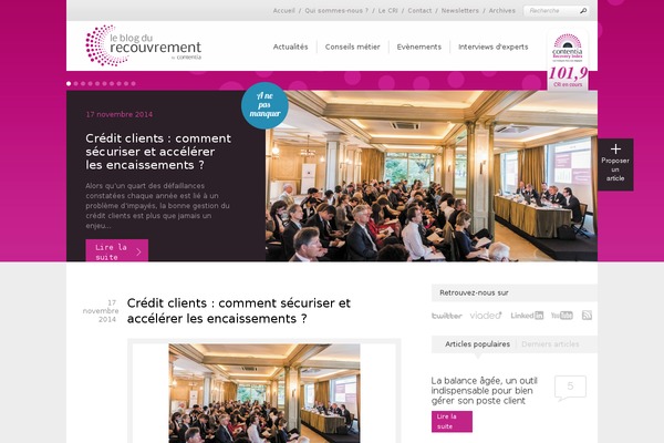 Site using Infinite-Scroll plugin