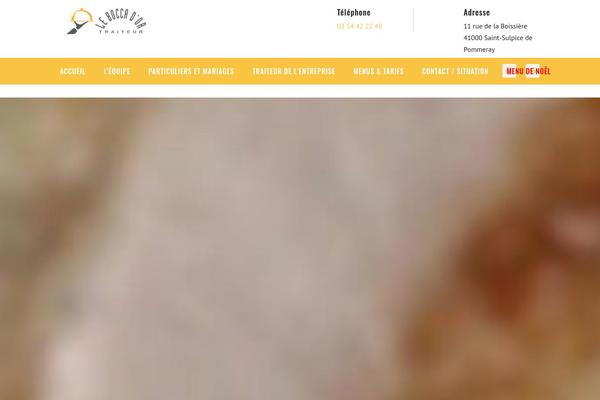 leboccador.com site used Divi-chef