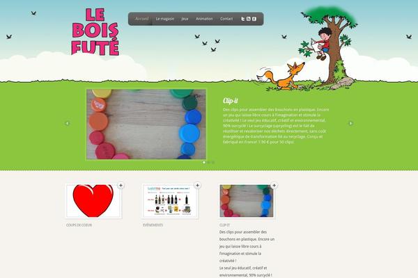 Feather theme site design template sample