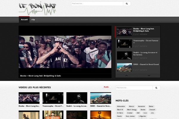 deTube theme site design template sample