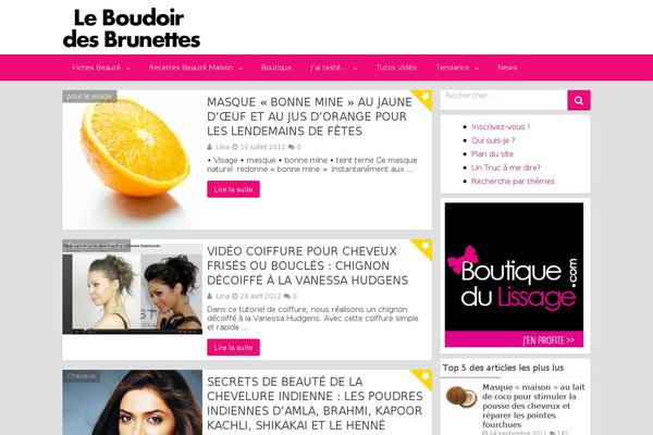 Boudoir WordPress theme, websites list used Boudoir theme Boudoir theme websites examples