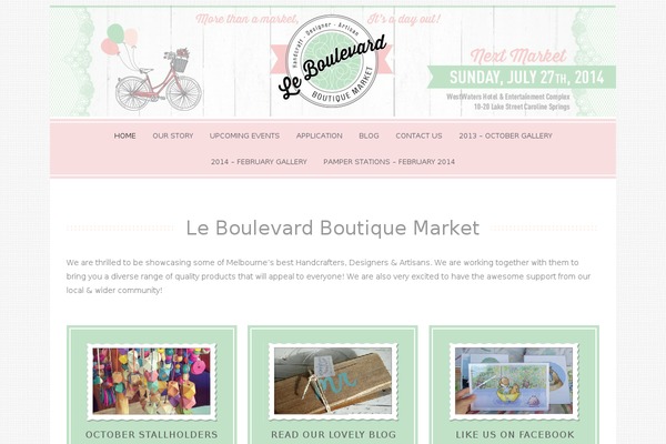 Geraldine theme site design template sample