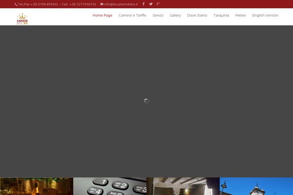 lecameredelre.it site used Widenetarea
