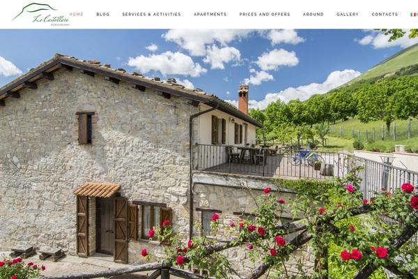 Alloggio theme site design template sample
