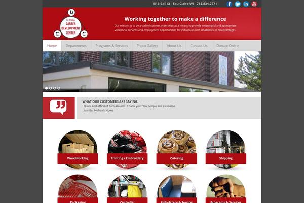 Cdc theme site design template sample