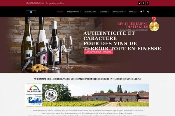 Total theme site design template sample