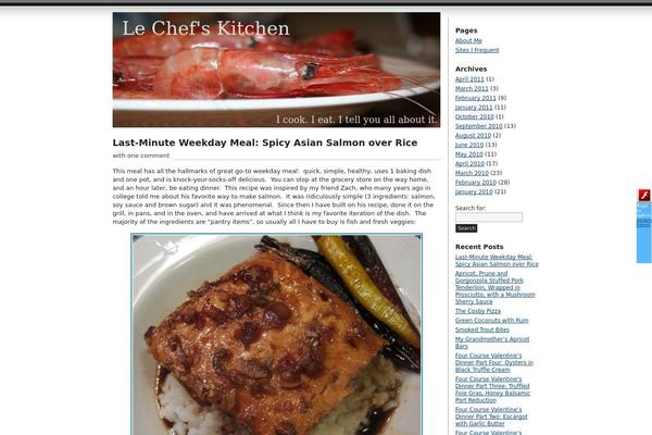 lechefsblog.com site used Journalist