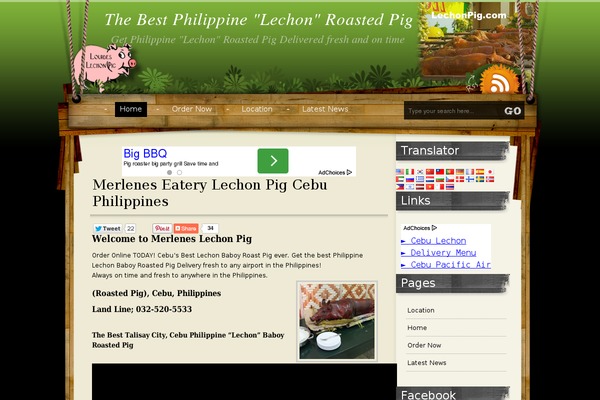 Site using Global Translator plugin