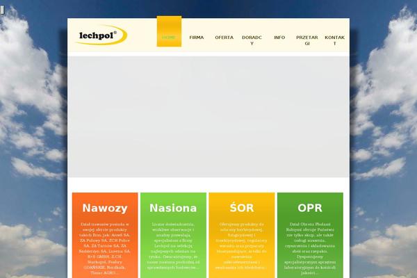 Agriculture theme site design template sample