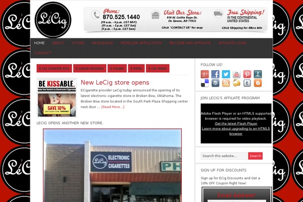 News theme site design template sample