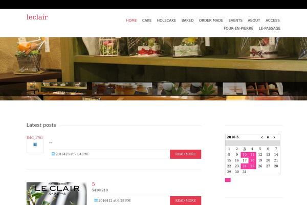 leclair.jp site used Annie