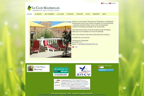 leclosmazerolles.com site used Leclosmazerolles