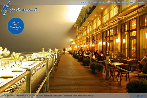 avenue theme site design template sample