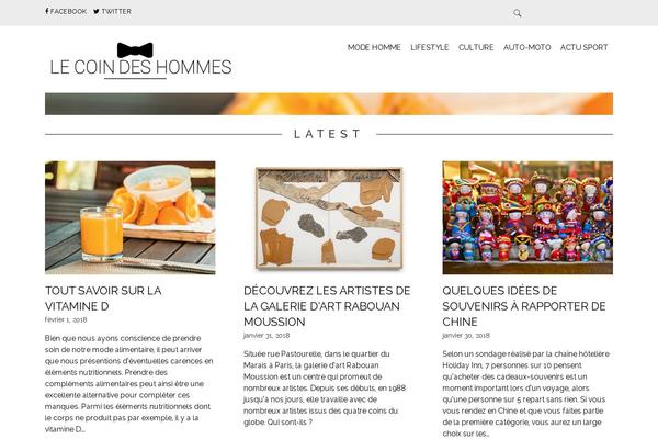 Simply Read theme site design template sample