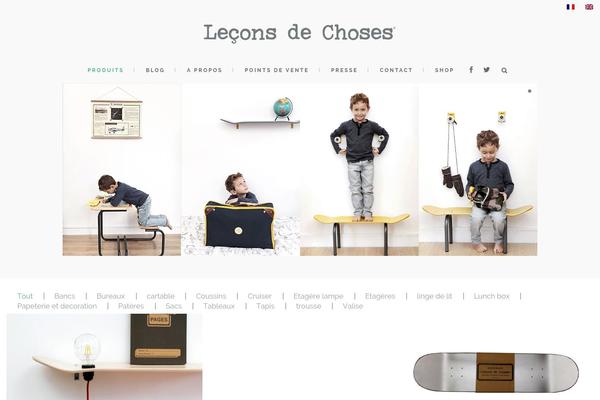 Hazel theme site design template sample