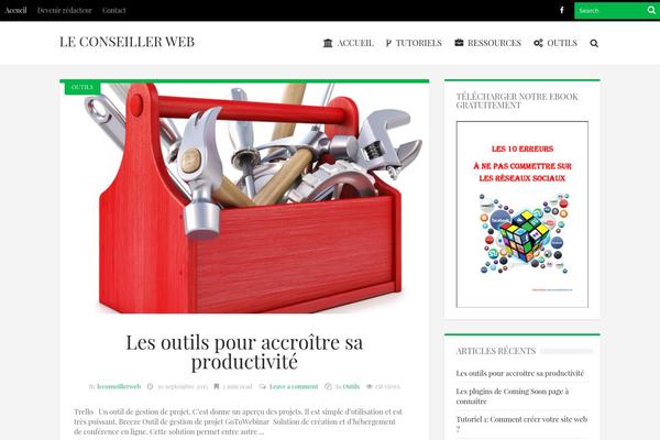 Hooray theme site design template sample