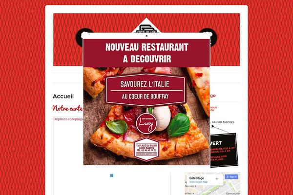 Forever theme site design template sample