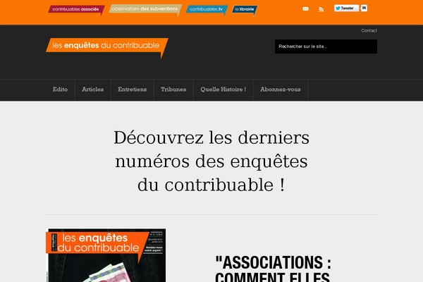 lecri.fr site used Enquetes-contribuables