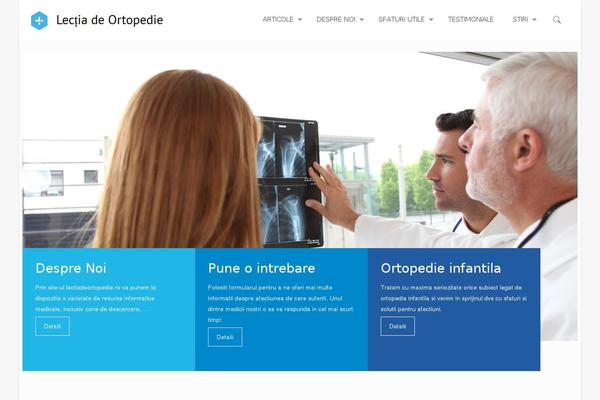 Medicenter-child theme site design template sample