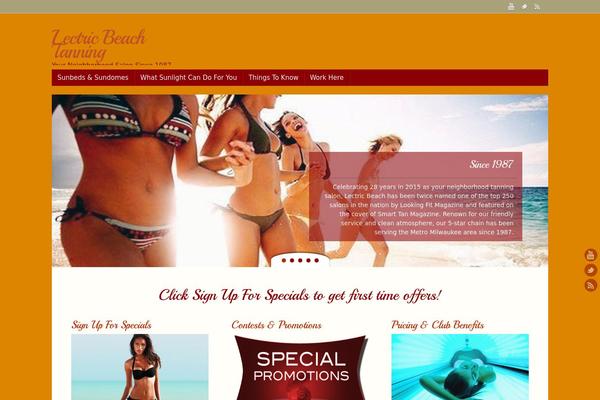 Tempera theme site design template sample