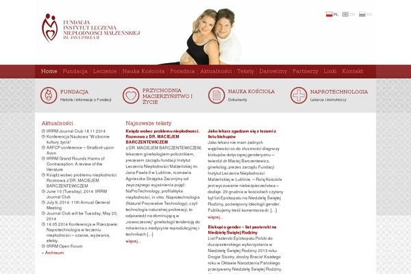 Fundacja theme site design template sample
