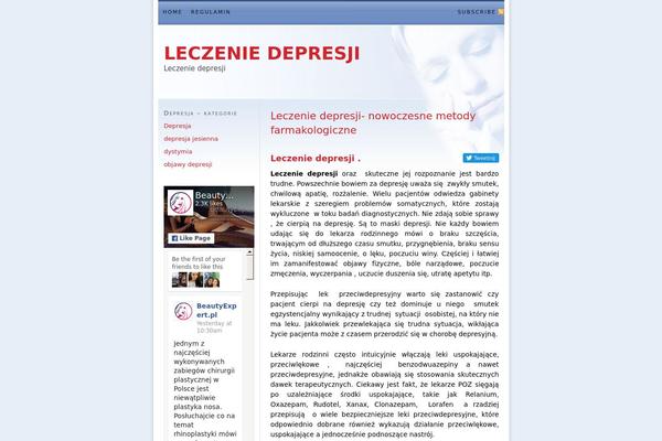 Thesis 1.7 theme site design template sample