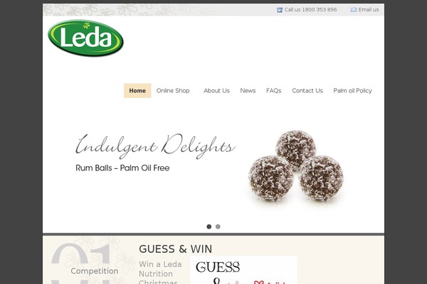 Site using Feature A Page Widget plugin