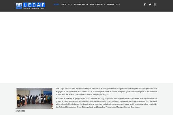 Site using Wp-social-feed plugin
